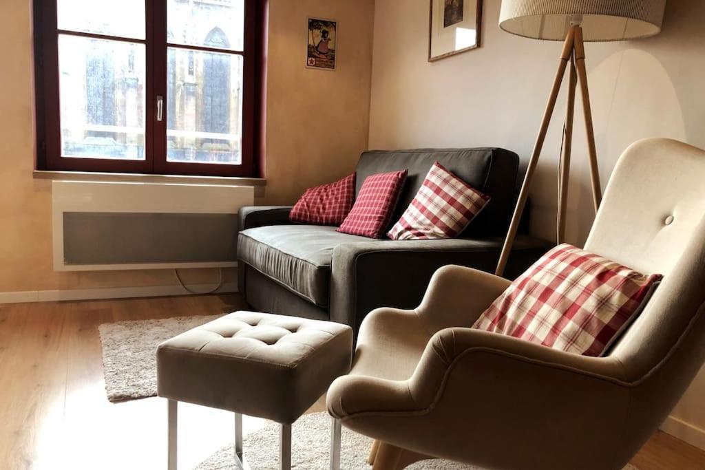 B'M Yerri - Appartement 4 Pers - Vue Cathedrale 科尔马 外观 照片