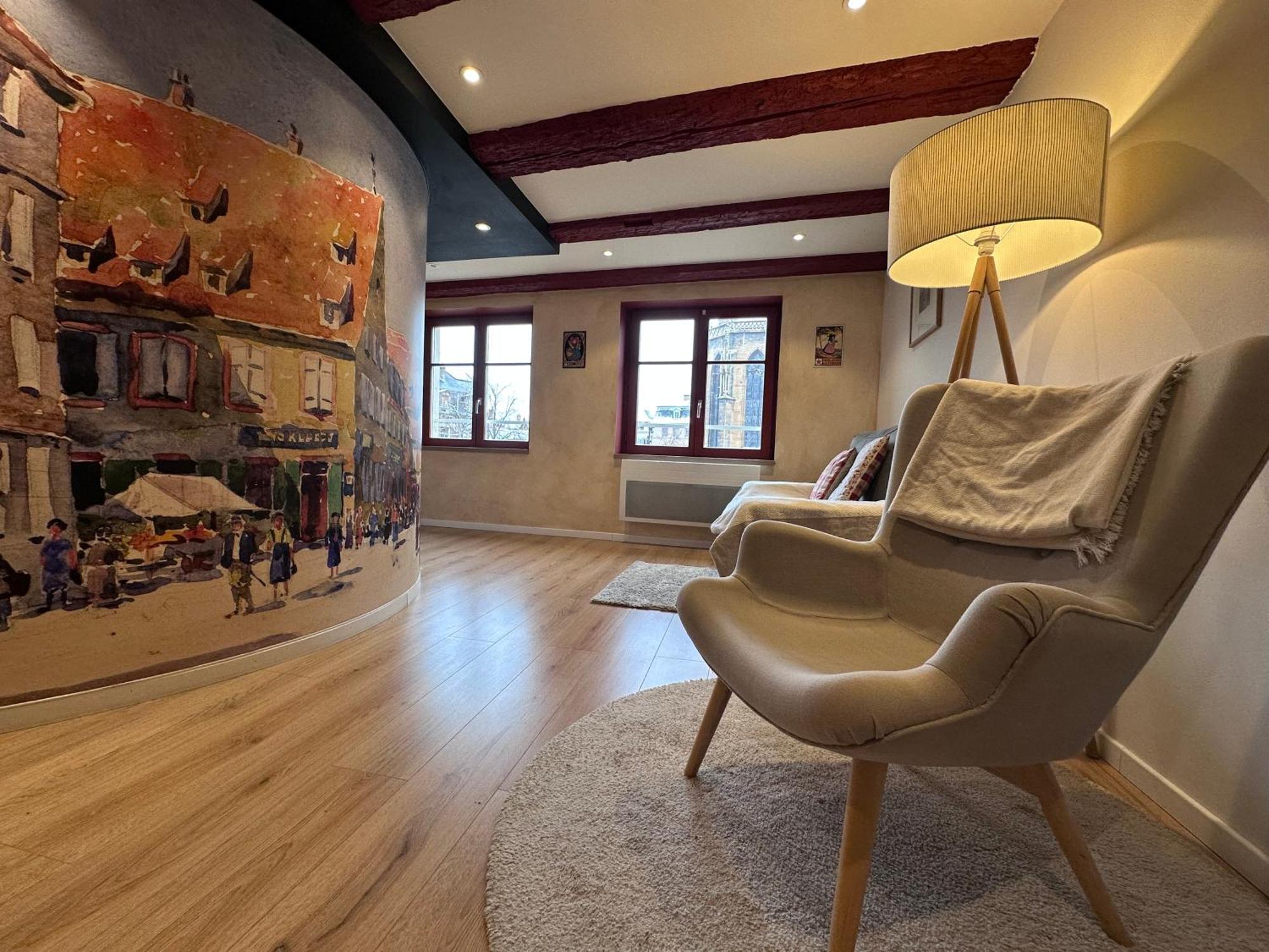 B'M Yerri - Appartement 4 Pers - Vue Cathedrale 科尔马 外观 照片